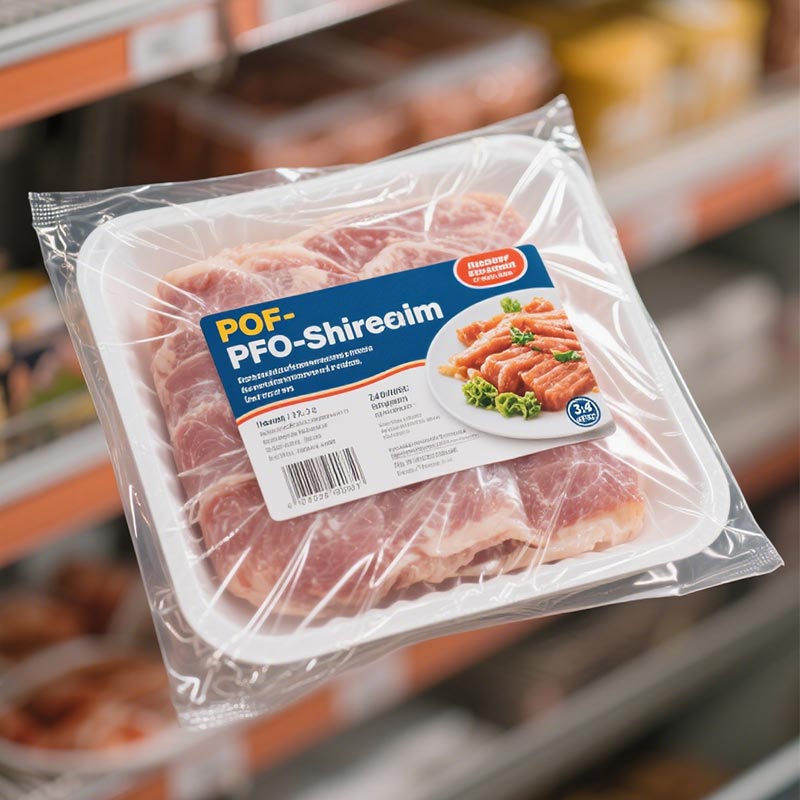 Film rétractable POF pour aliments surgelés