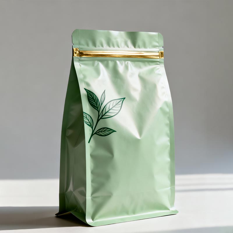 Pochette en plastique pour emballage de thé
